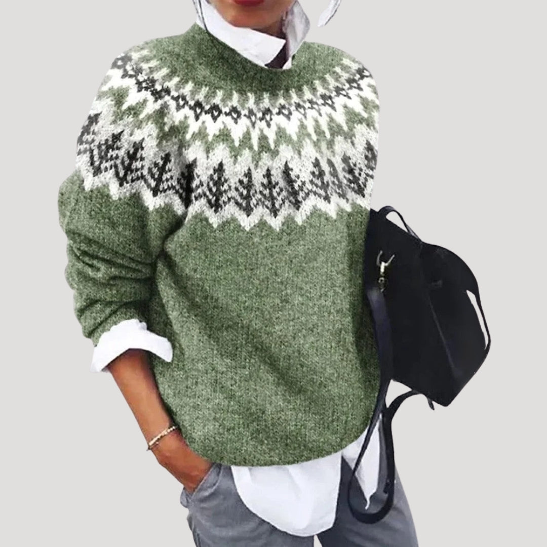 Cozy Women's Cable Knit Winter Sweater - BritishElegance