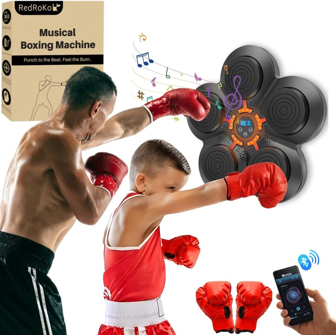 Home Gym Boxing Kit with Music and Gloves - BritishElegance