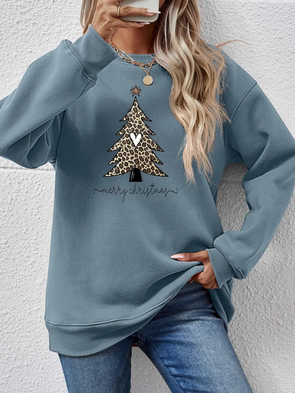 Fun Holiday Graphic Long Sleeve Shirt