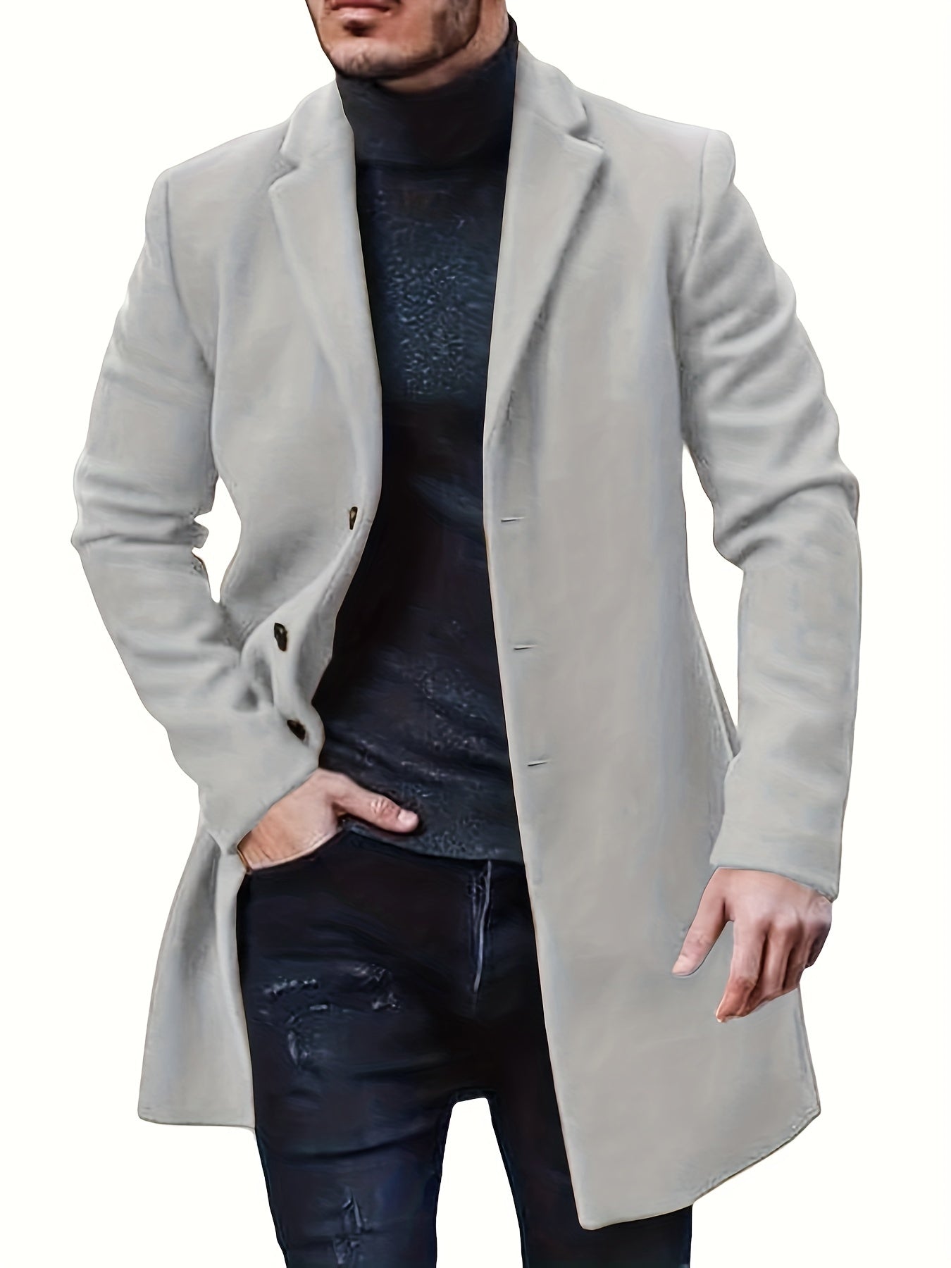 Warm Waterproof Men's Puffy Winter Coat