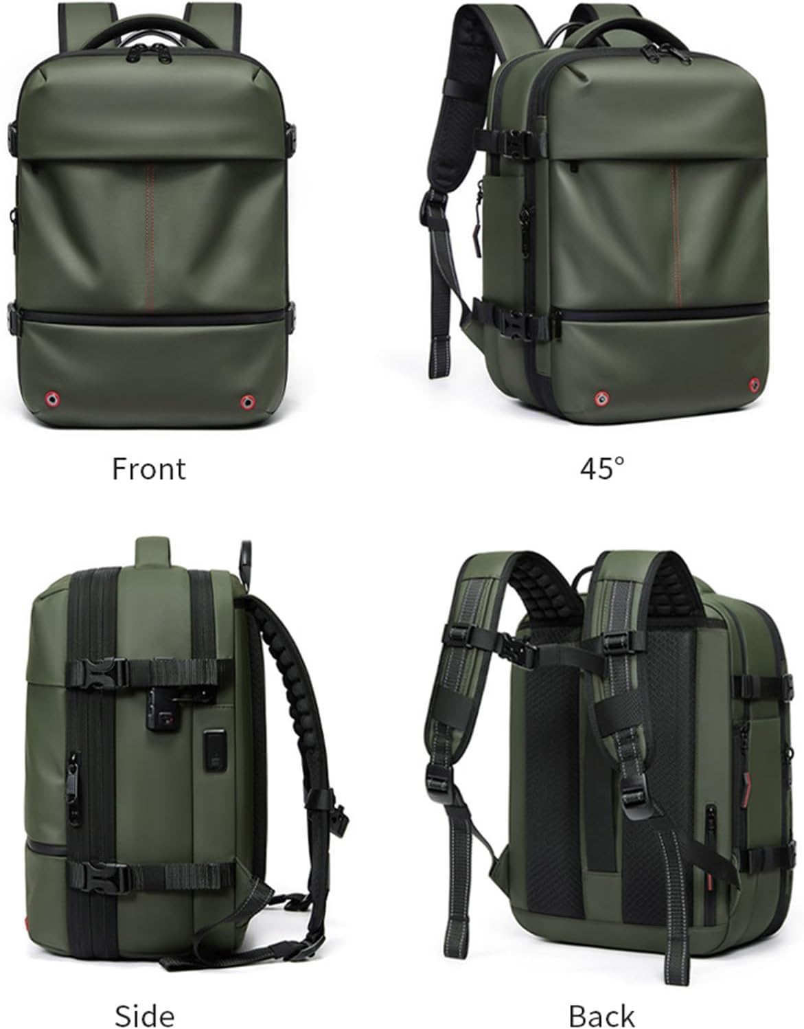 Expandable & Waterproof Travel Backpack with Vacuum Compression – Arvid