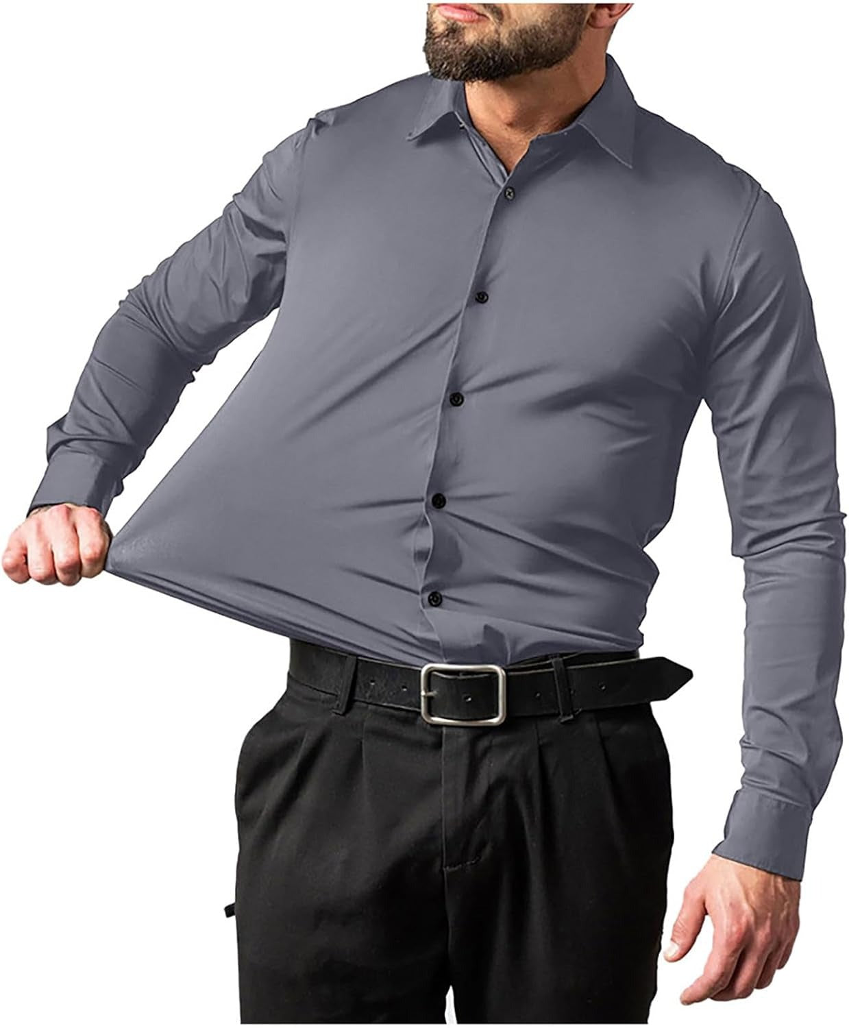 Classic Fit Button Front Shirt - BritishElegance