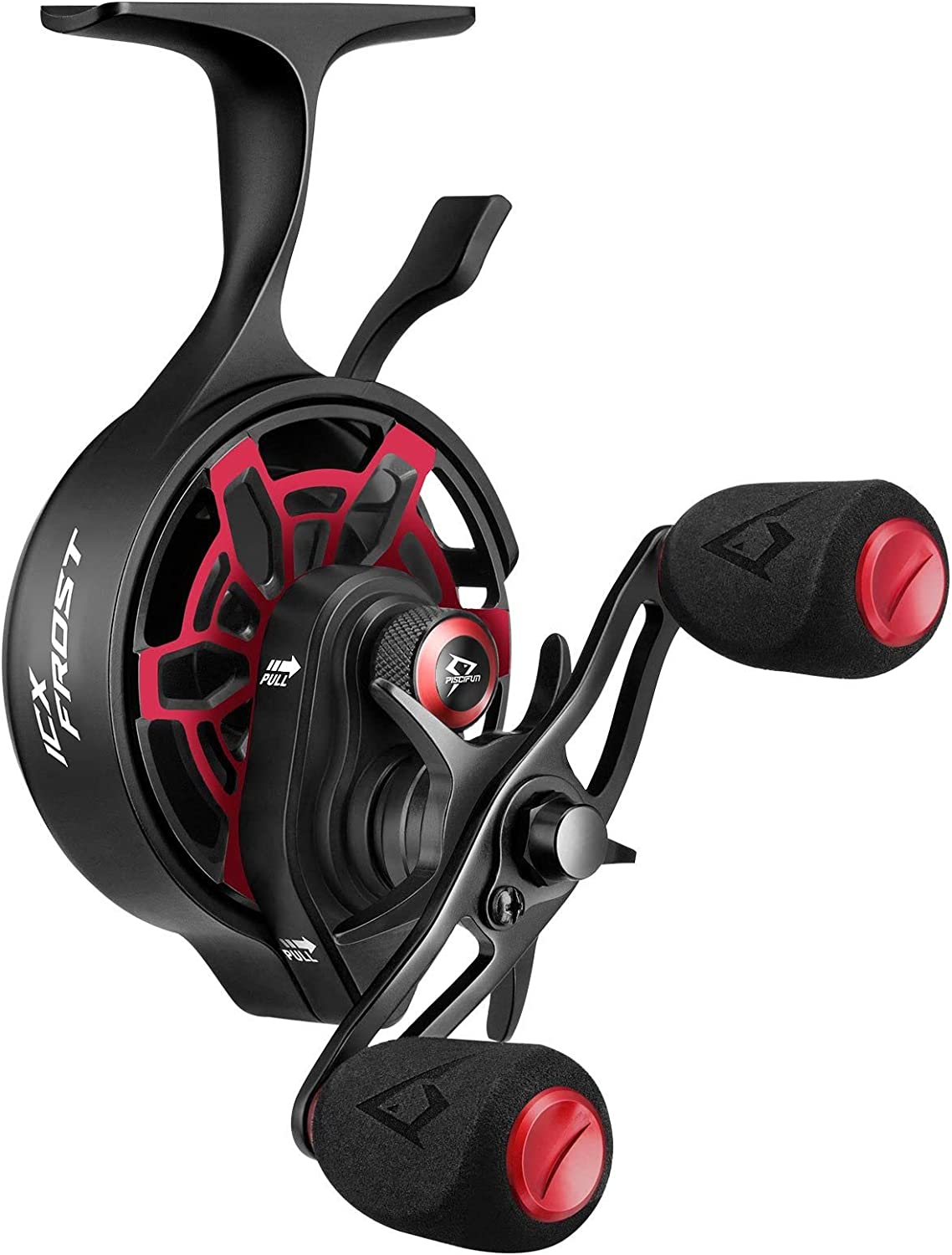 Cold Water Carbon Ice Fishing Reel, Large Spool