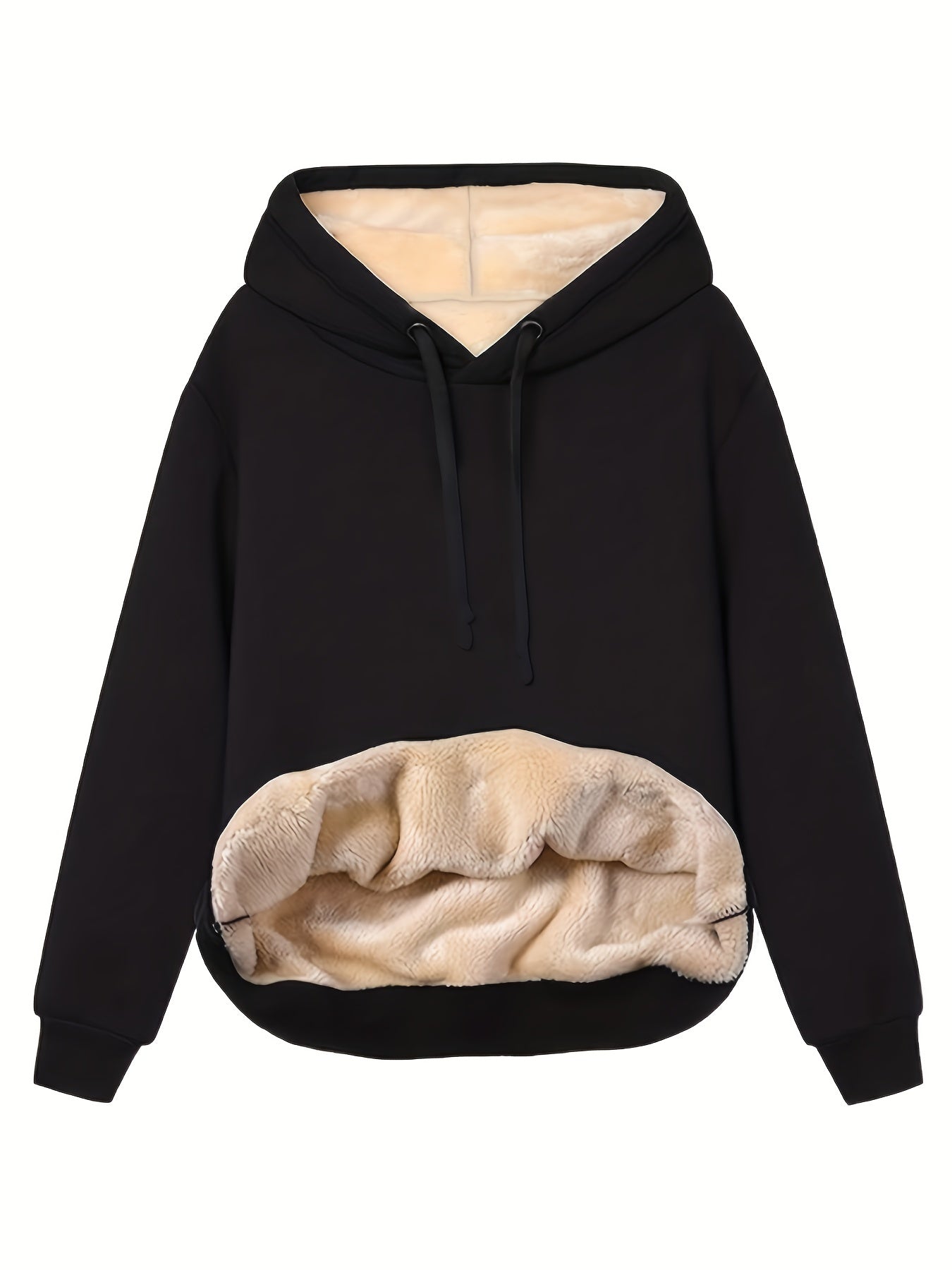 Warm Women's Fleece Hooded Sweatshirt