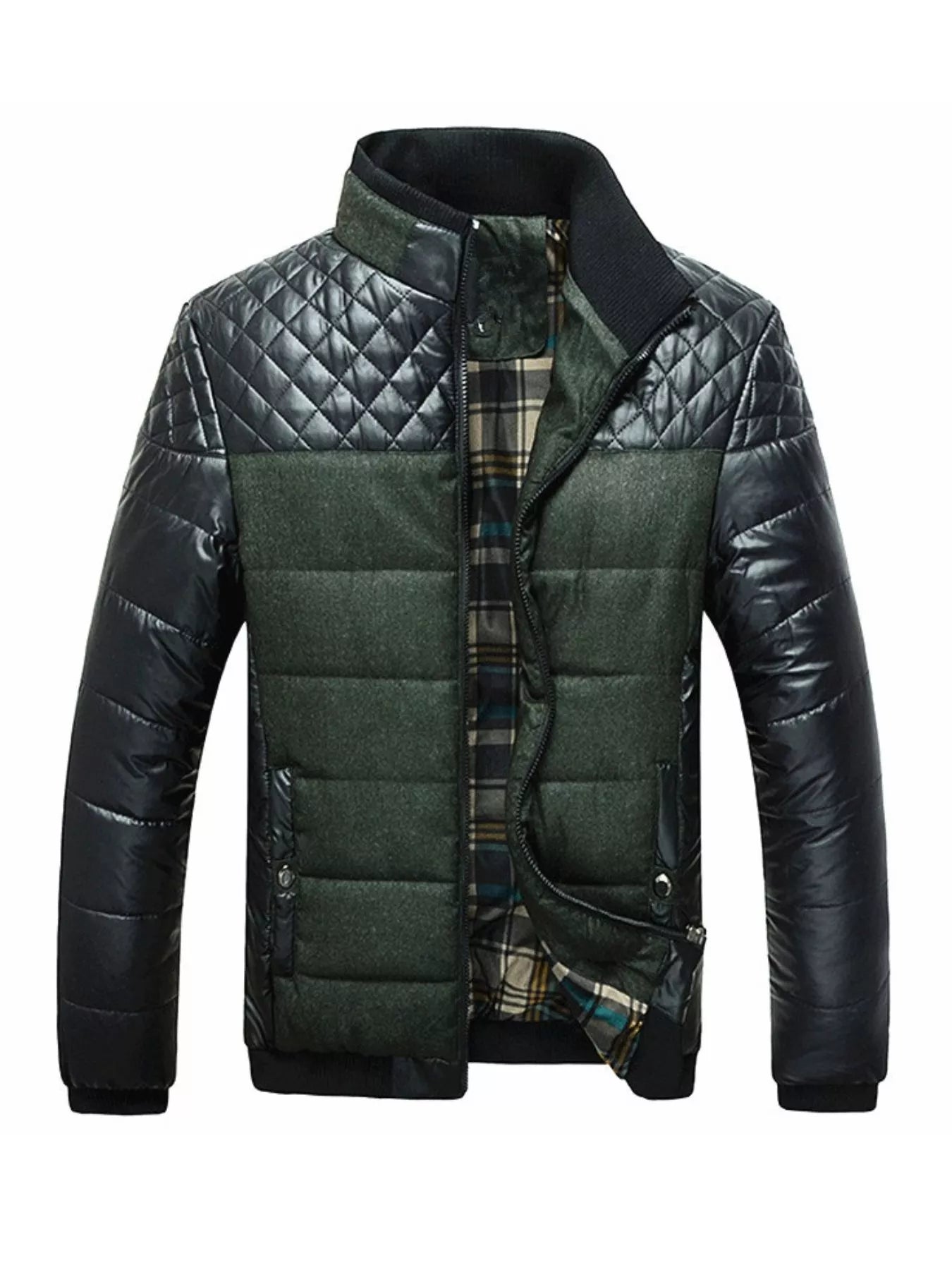 Big and Tall Insulated Puffer Coat - BritishElegance