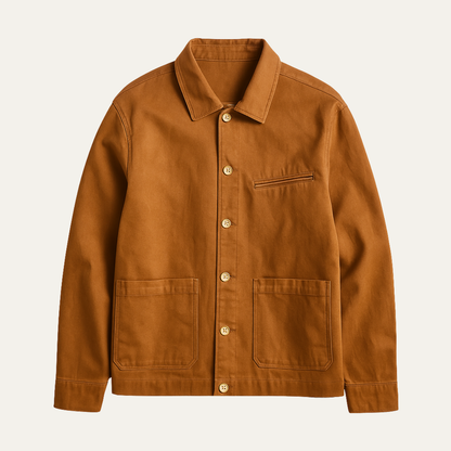 The Highclere Men’s Modern Casual Button Up Outerwear Jacket