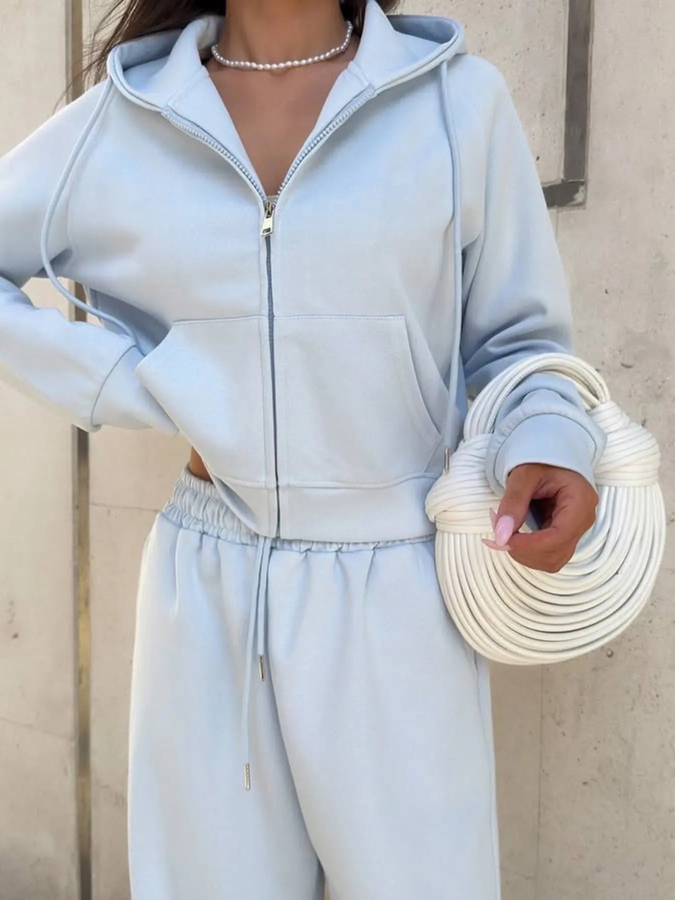 Comfortable Hooded Sweat Suit Set