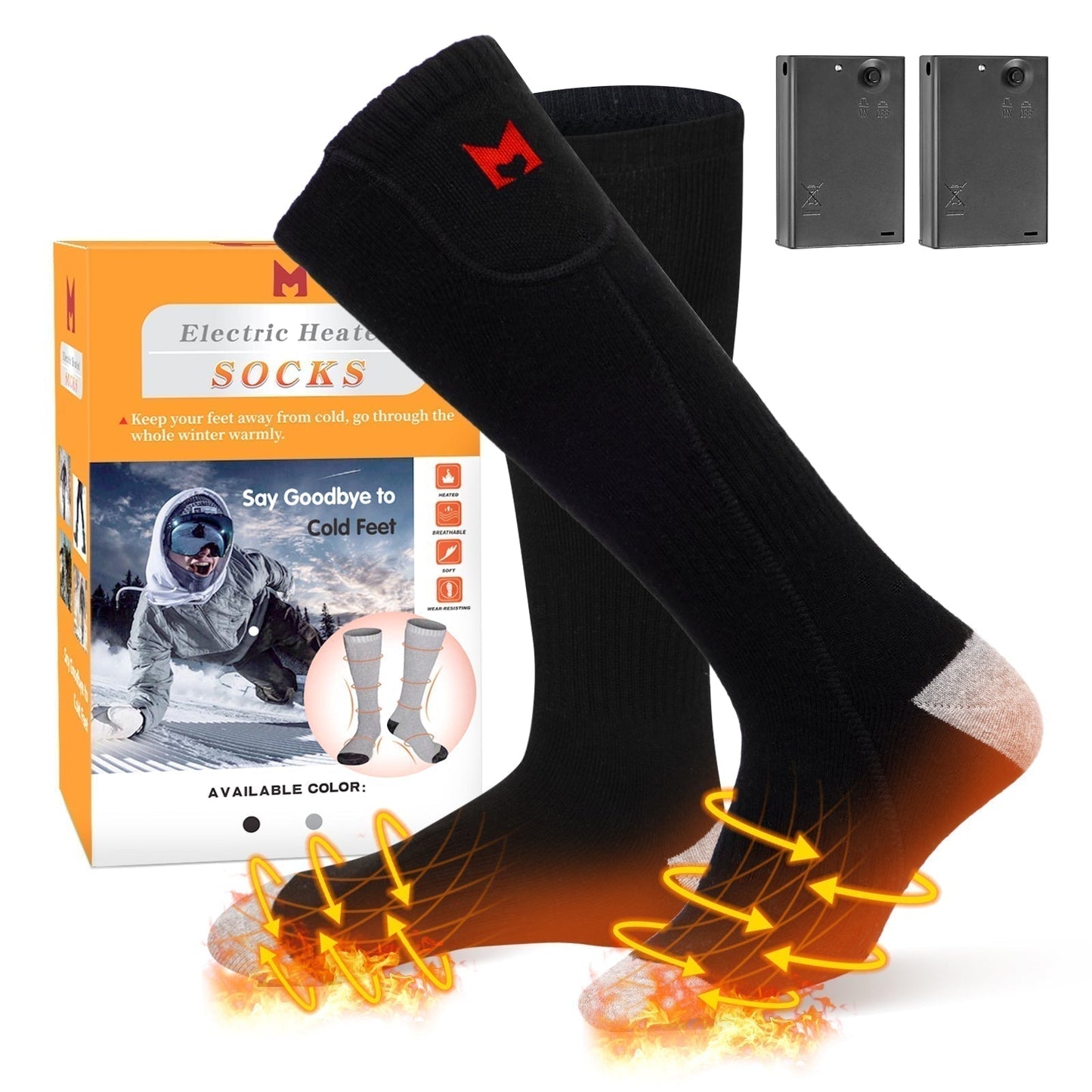 Warm Electric Heated Socks for Men and Women - BritishElegance