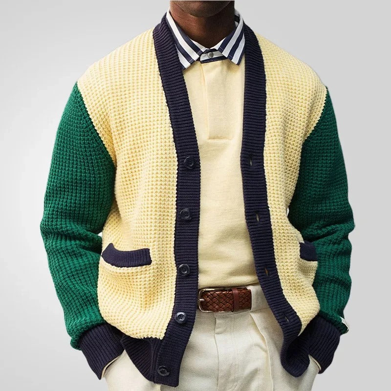 Classic Knit Cardigan Sweater - BritishElegance