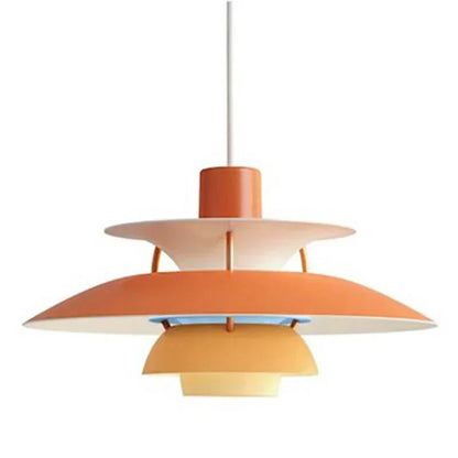 Bright Colored Glass LED Pendant Light Fixture