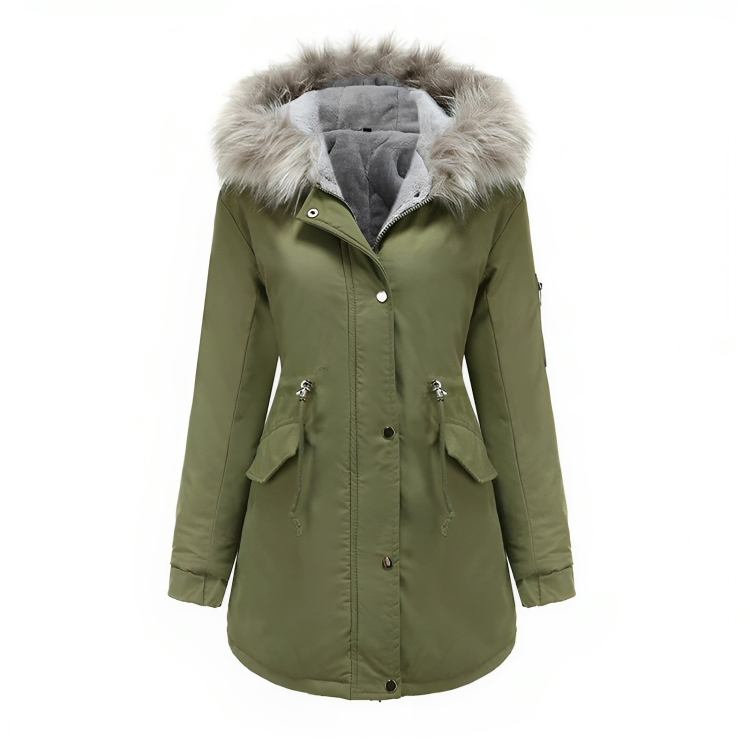 Warm Waterproof Parka Jacket for Women