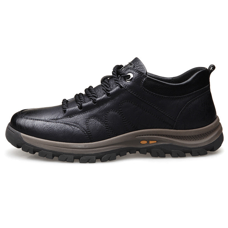 Orthopedic leather shoes for men