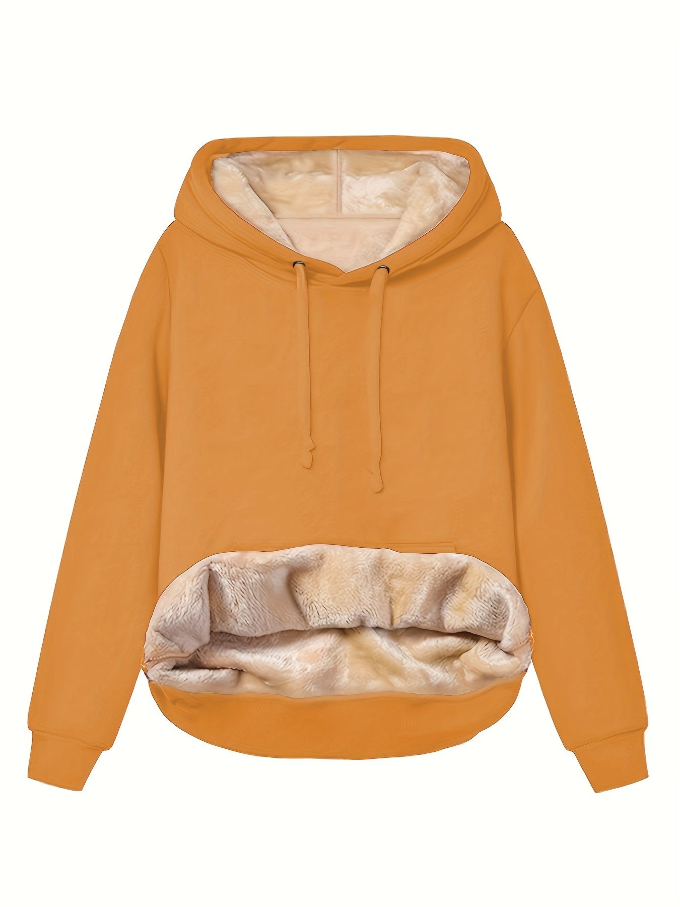 Warm Women's Fleece Hooded Sweatshirt