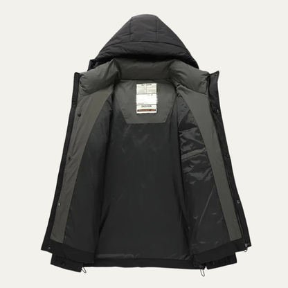 The Skye Men’s Thick Down Puffer Hooded Winter Jacket