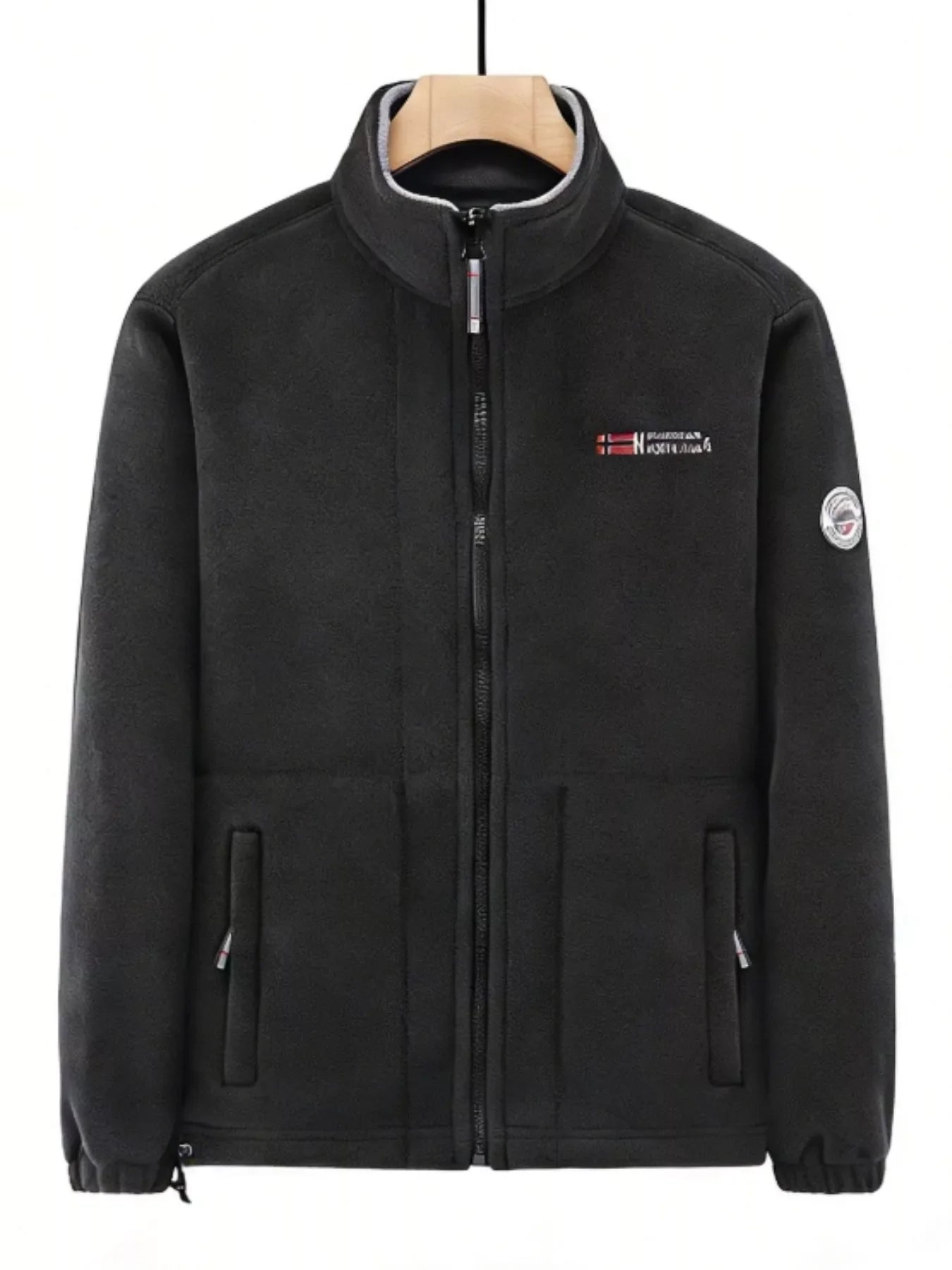 Big and Tall Mens Fleece Zip Up Jacket