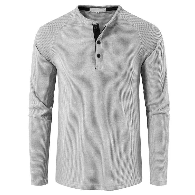 Timeless Classic Henley Shirt - BritishElegance