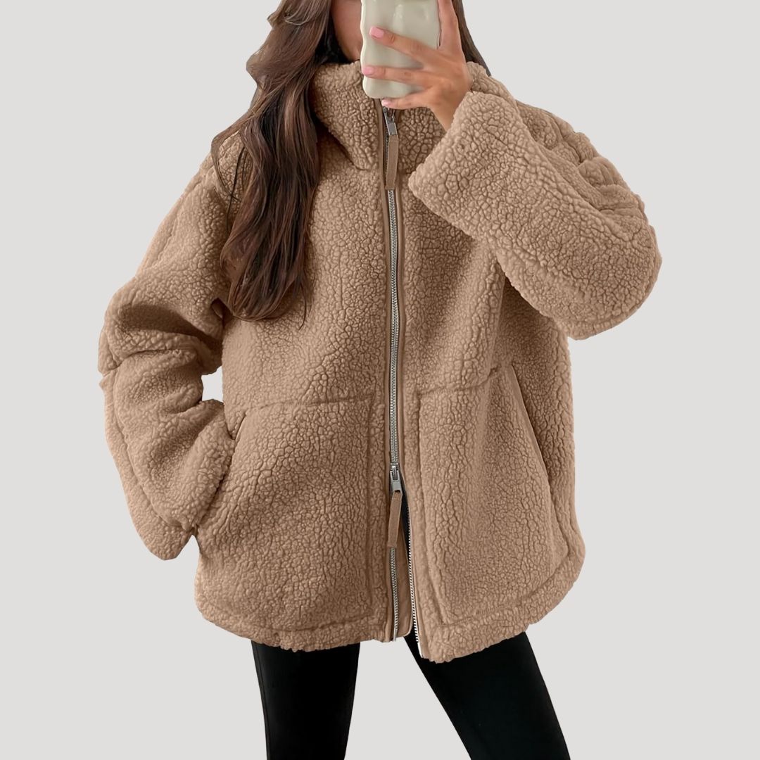 Warm Women's Fleece Zip Up Jacket