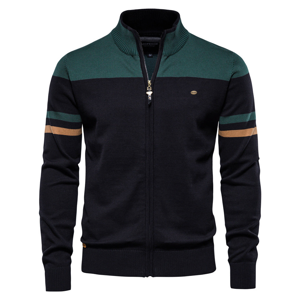 Classic Men's Knitted Cardigan Sweater