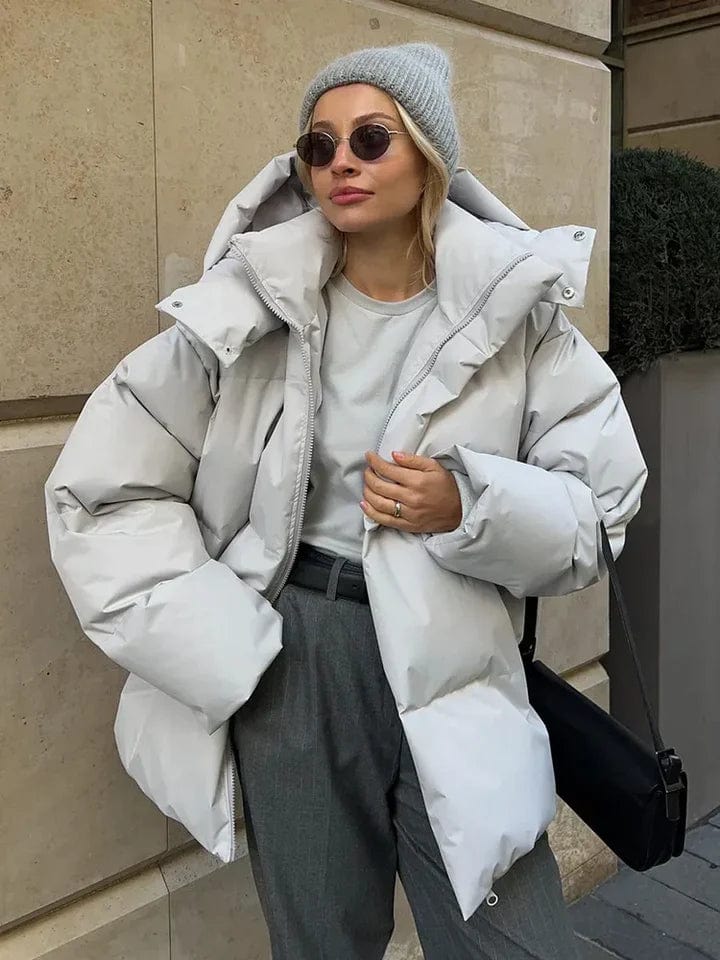 Warm Puffer Jacket Classic Winter Coat - BritishElegance