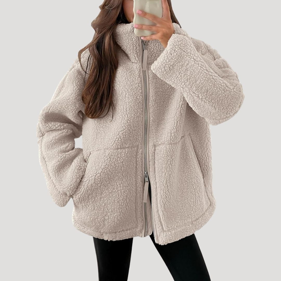 Warm Women's Fleece Zip Up Jacket