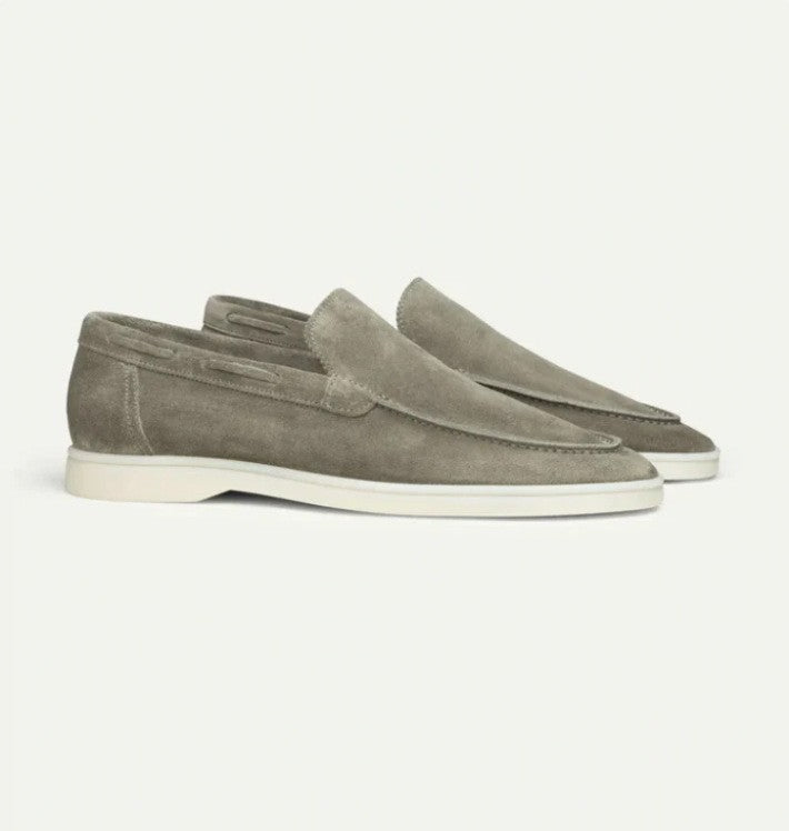 Men’s Modern Suede Platform Loafers