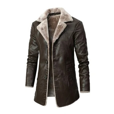 Warm Mens Winter Parka with Fleece Lining