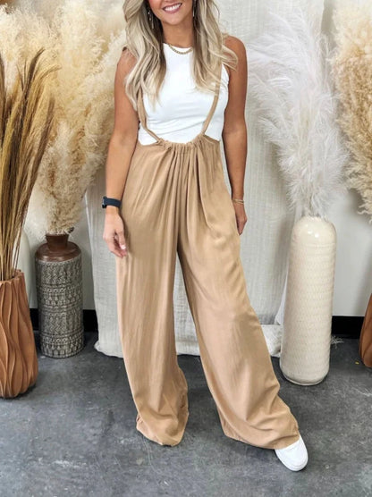 Comfortable Womens Sleeveless Summer Jumpsuit