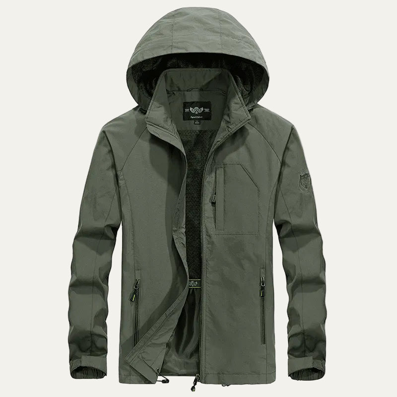 Men’s Outdoor Waterproof Detachable Hood Windbreaker