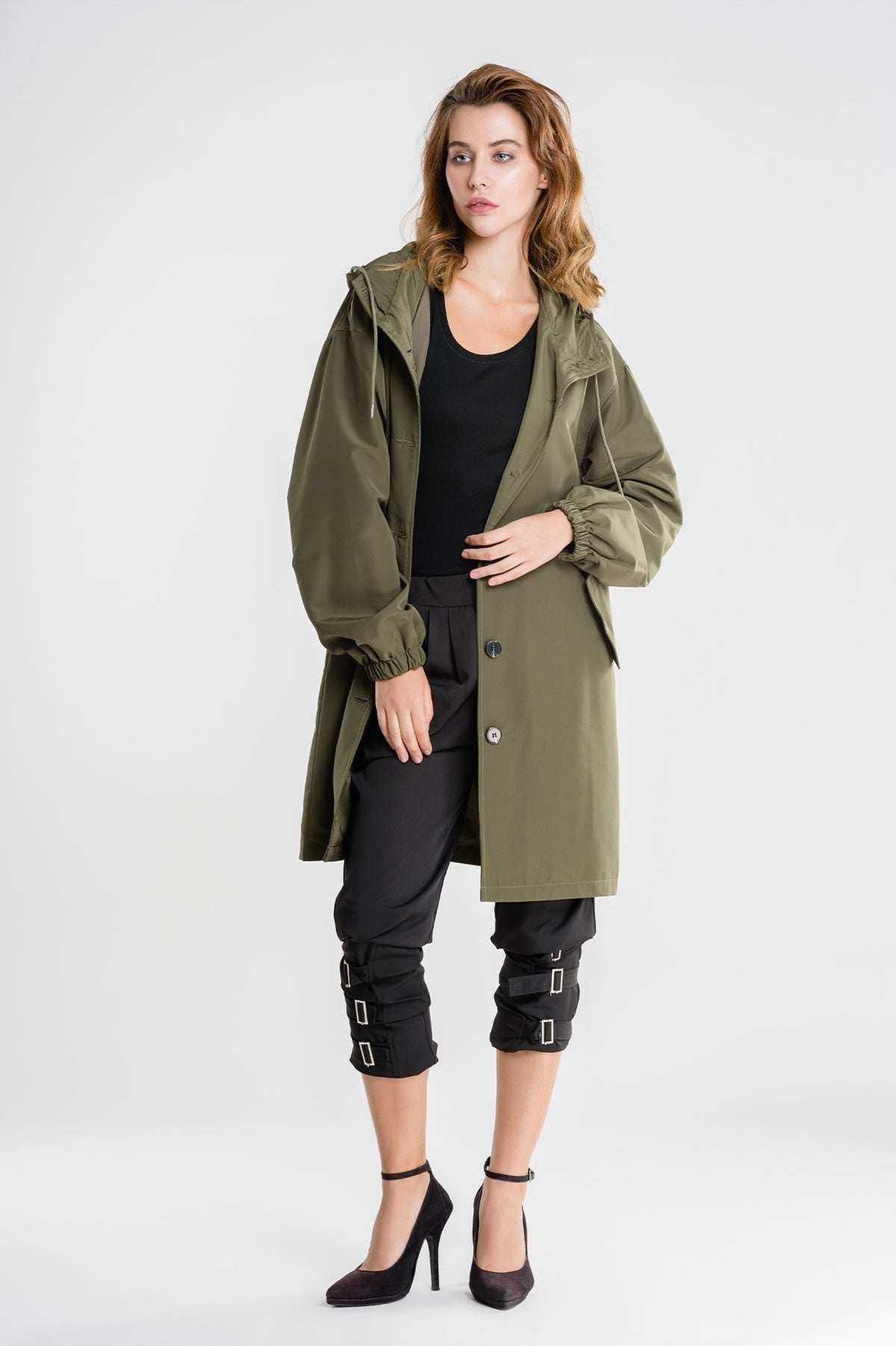 Waterproof Women's Rain Jacket with Hood