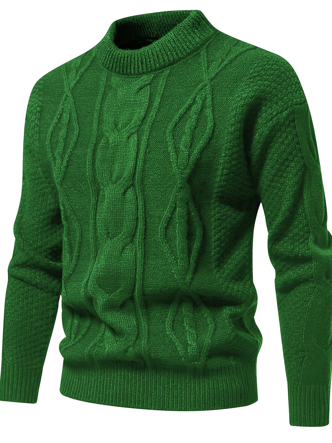 Plain knit sweater for men, vintage sweater