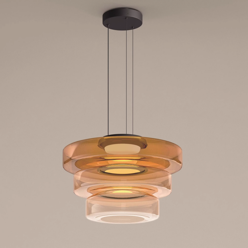 Modern Glass Drop Ceiling Lamp - BritishElegance