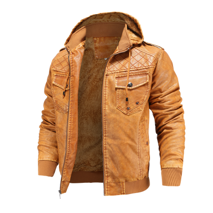 Men's Waterproof Hooded Bomber Coat