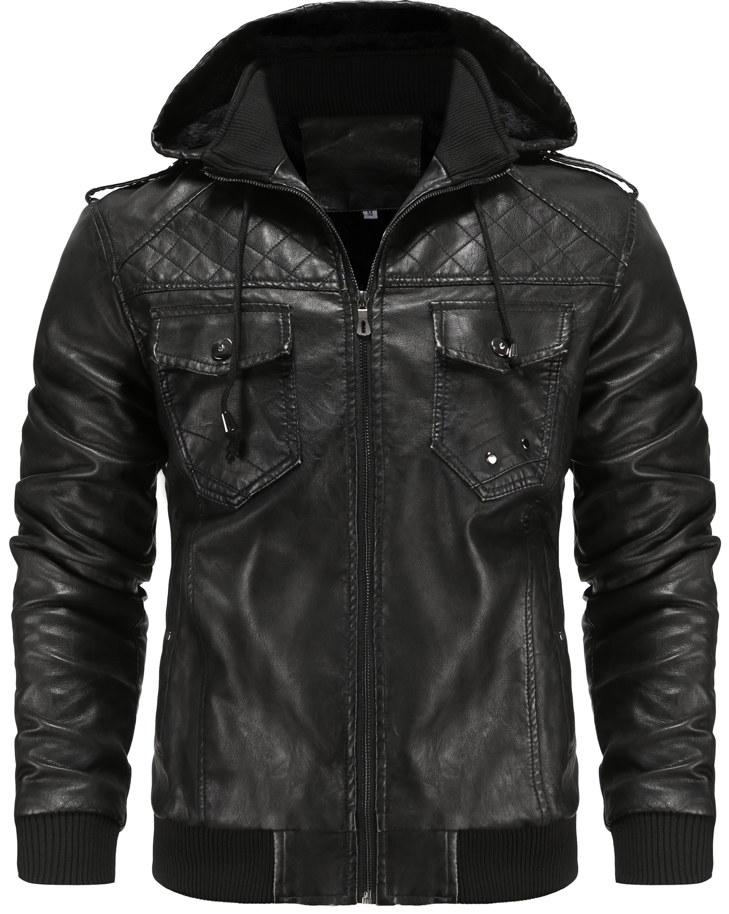 Men's Waterproof Hooded Bomber Coat - BritishElegance