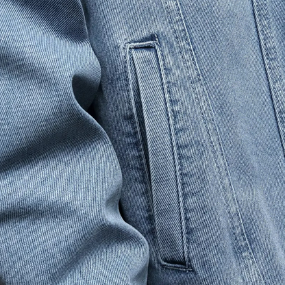 Light Blue Denim Jacket for Men