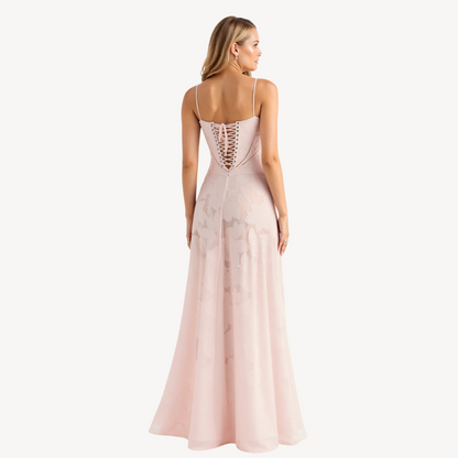 Women's Floral Lace Maxi Dress