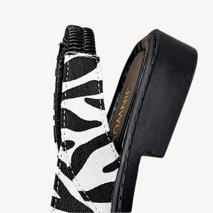 Women's Leather Square Toe Sandals