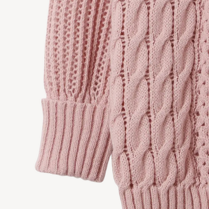 Cable Knit Sweater Dress for Women