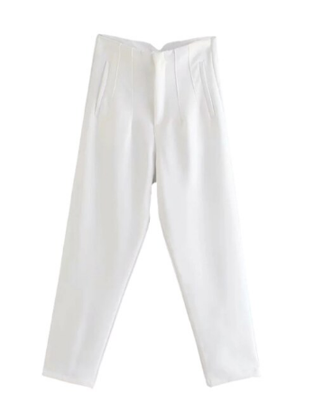 Classic Fit Women's High Waisted Work Trousers