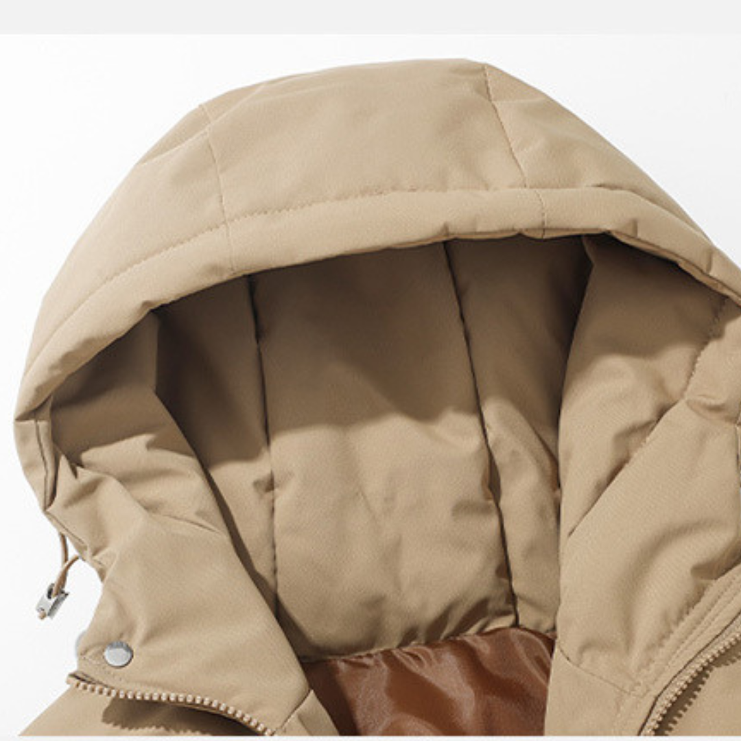 Men's Insulated Puffer Jacket with Hood