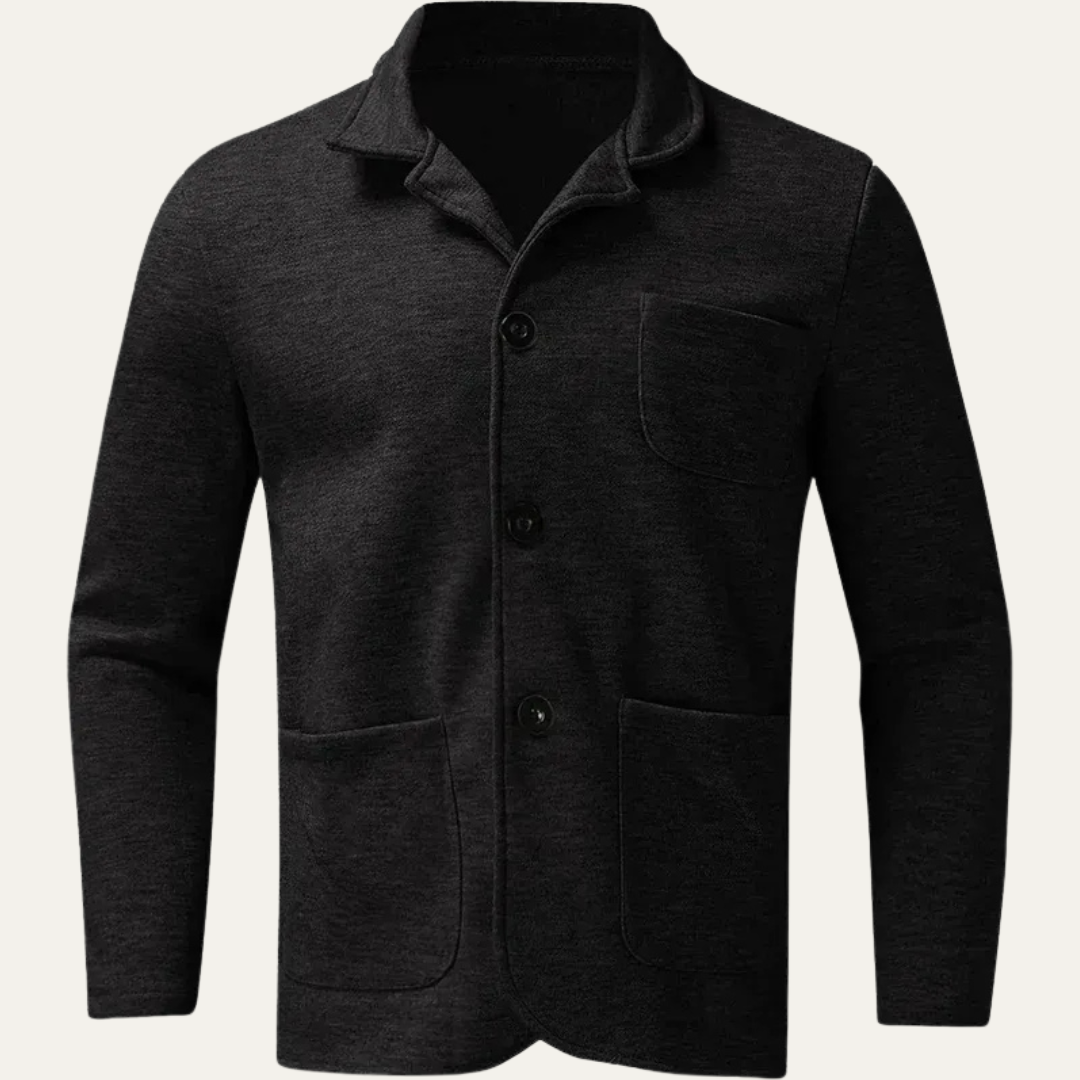 Men’s Relaxed Button Front Overshirt Jacket