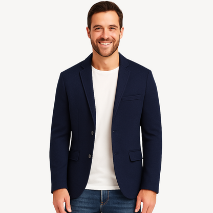 Casual Men’s Button Closure Blazer