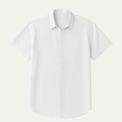 The Lisbon Linen Short Sleeve Shirt for Men