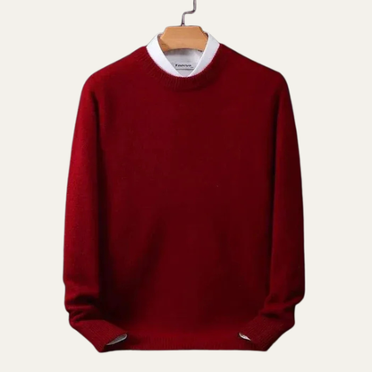 Men’s Classic Plain Knit Crew Neck Sweater