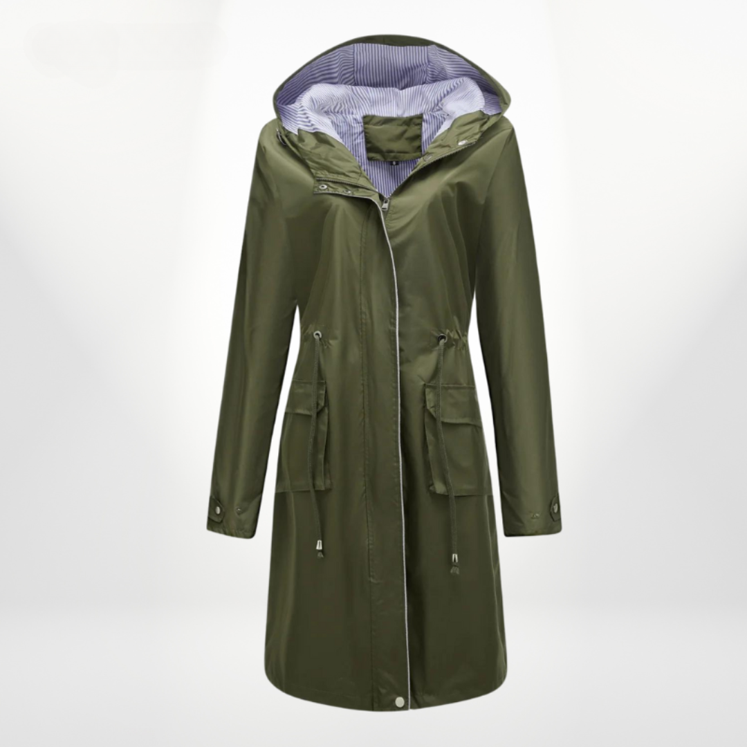 Waterproof Women's Hooded Parka Jacket Coat