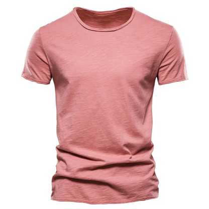 Men's Classic Anti-Sweat T-Shirt – Slim-fit Breathable Cotton Crew Neck