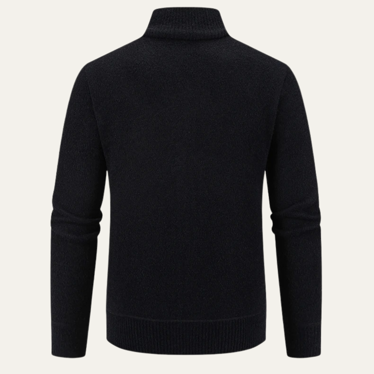 The Inverness Men's Elegant Fleece Knit Zip Cardigan with Pockets