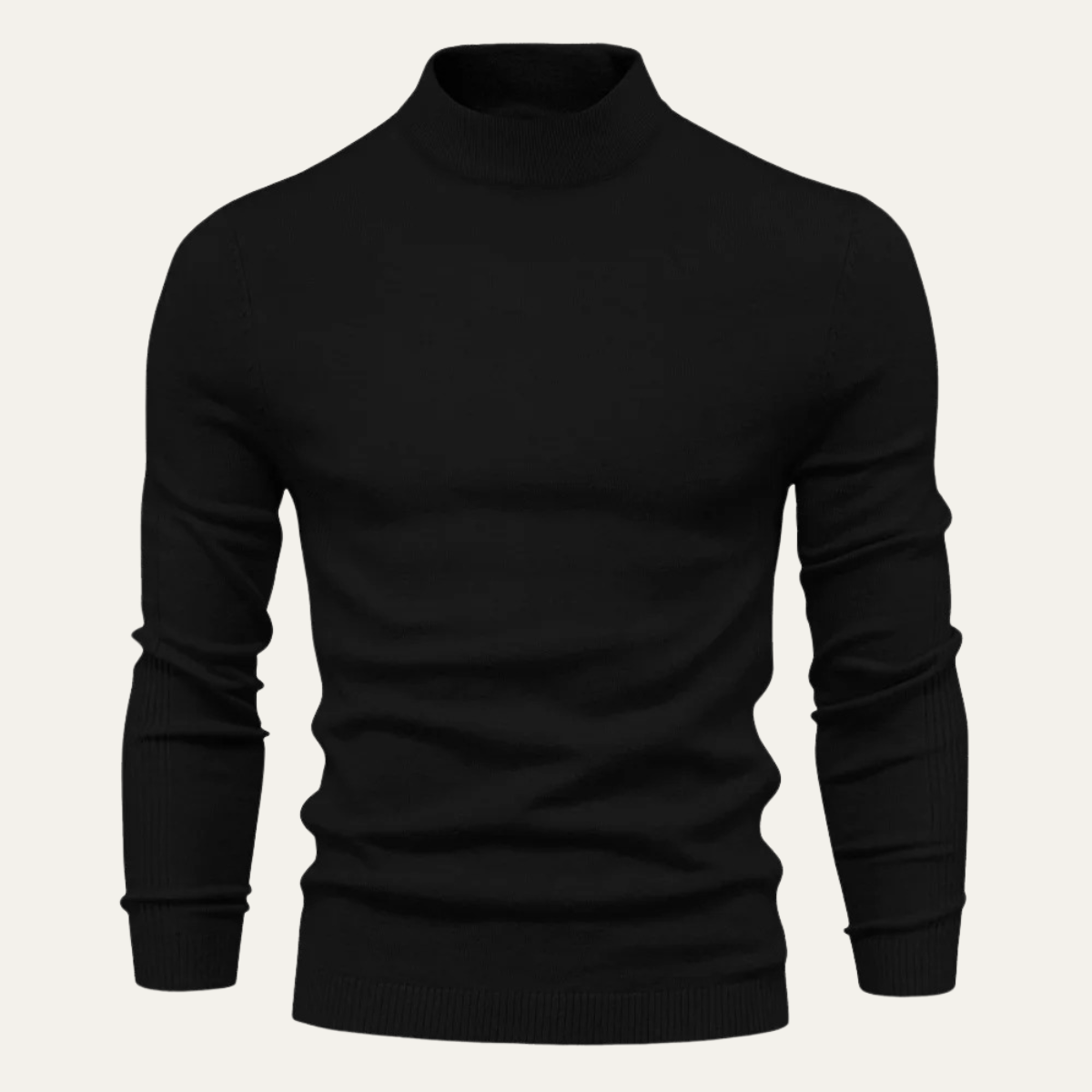 Men’s Mock Neck Light Gauge Pullover