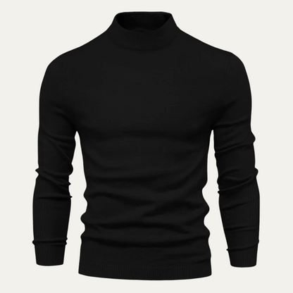 Men’s Mock Neck Light Gauge Pullover