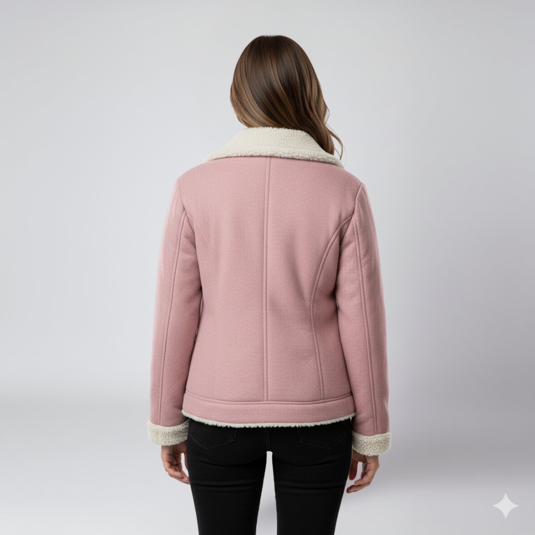 Glaiza | Winter Jacket - Soft-Lined Outerwear with Turn-Down Collar for Women