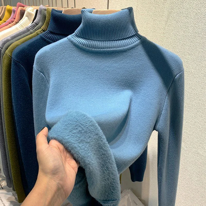 Cozy Women's Fleece Lined Winter Sweater